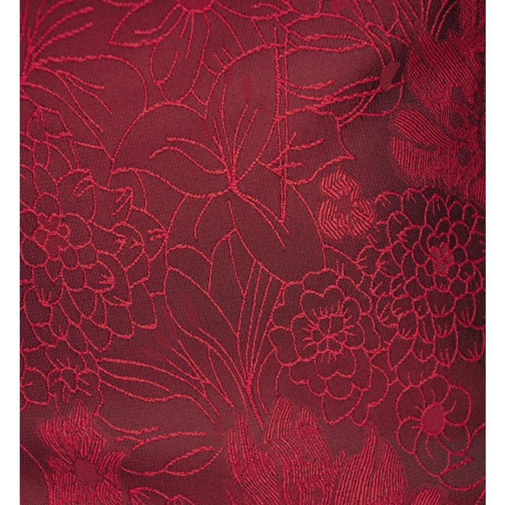 BNWT Reformation Georgia Deep Red Floral Strapless Top - Picture 6 of 10